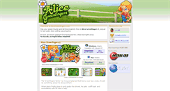 Desktop Screenshot of alicegreenfingers.com